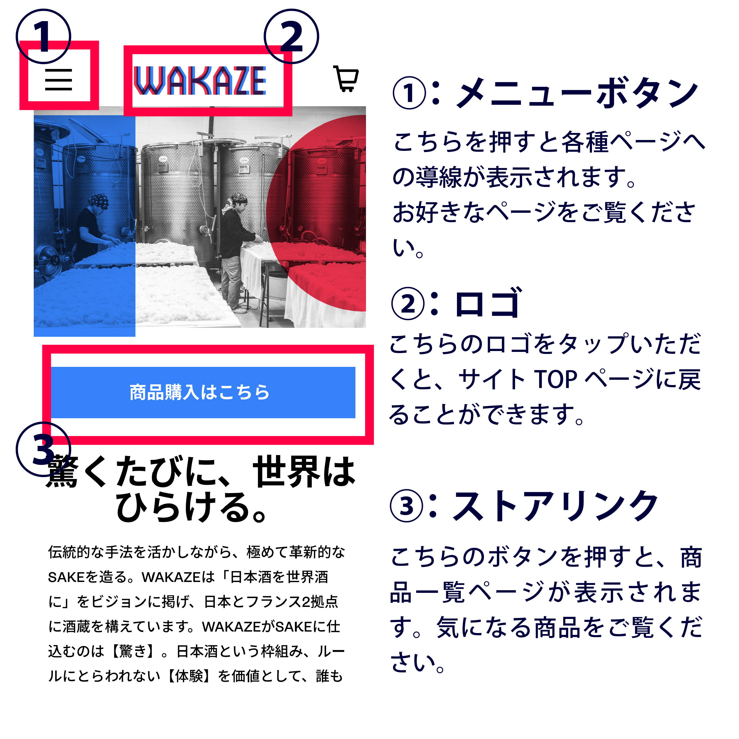 WAKAZE公式 オンラインストアの使い方 ｜WAKAZE公式